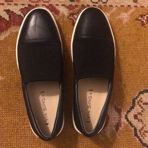 Via Spiga Black Slide On